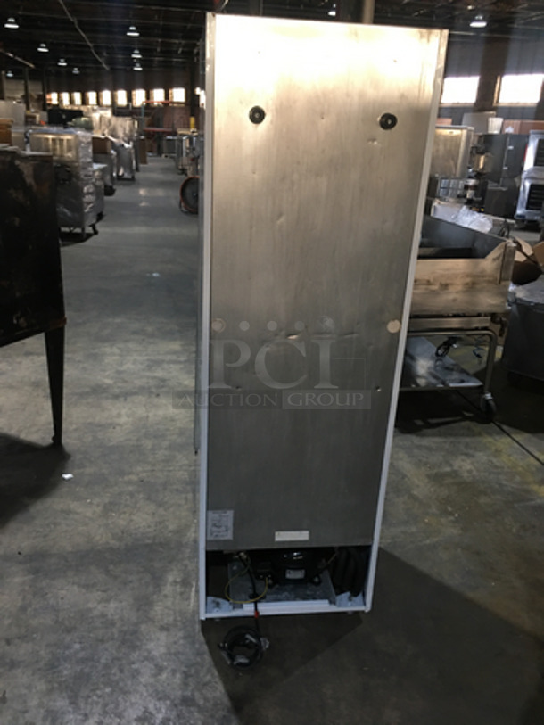 Blue Air Commercial Single Door Reach In Cooler Merchandiser! With Poly Coated Racks! Model BAGR16 Serial BAGR16L030582! 115V 1Phase! - Image 3 of 8
