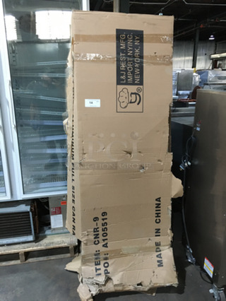 NICE! IN THE BOX! L & J Heavy Duty Aluminum Full Size #10 Can Speed Rack!