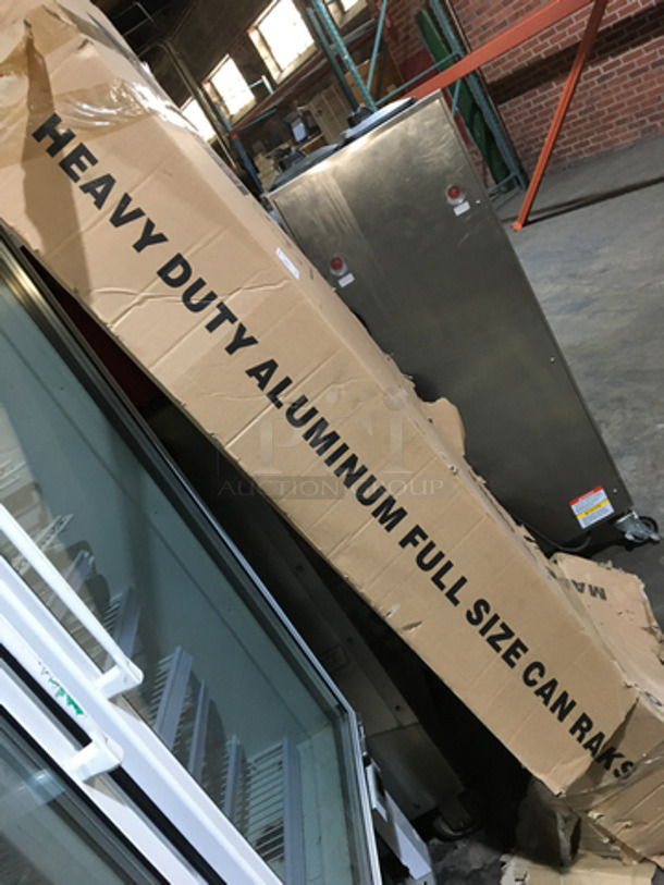 NICE! IN THE BOX! L & J Heavy Duty Aluminum Full Size #10 Can Speed Rack! - Image 2 of 10
