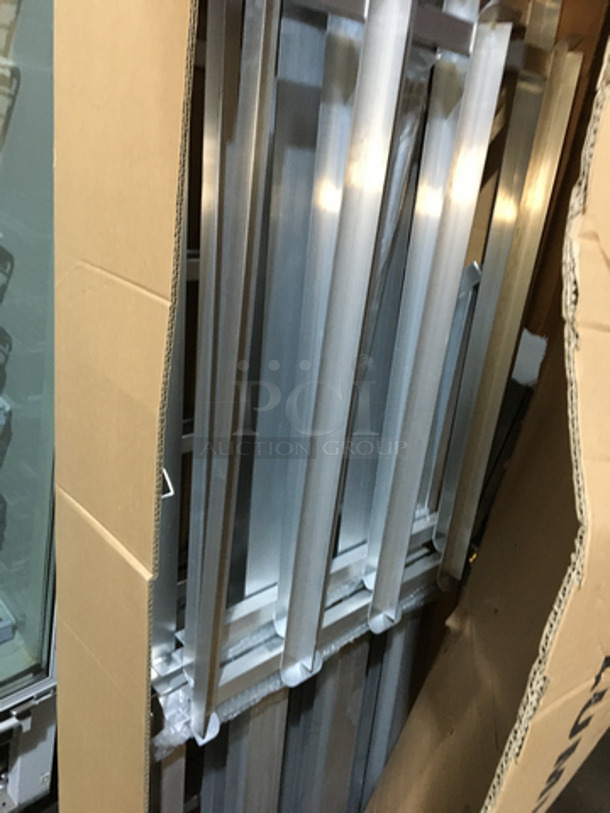 NICE! IN THE BOX! L & J Heavy Duty Aluminum Full Size #10 Can Speed Rack! - Image 6 of 10