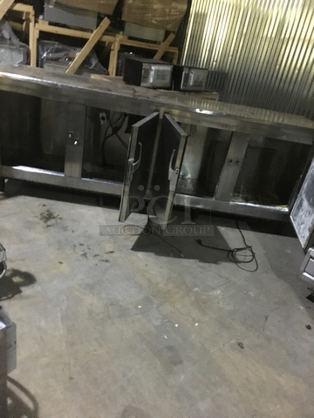 Leader Commercial 4 Door Lowboy/Worktop Cooler! All Stainless Steel! On Legs! Remote Compressor/No Compressor! - Image 5 of 6
