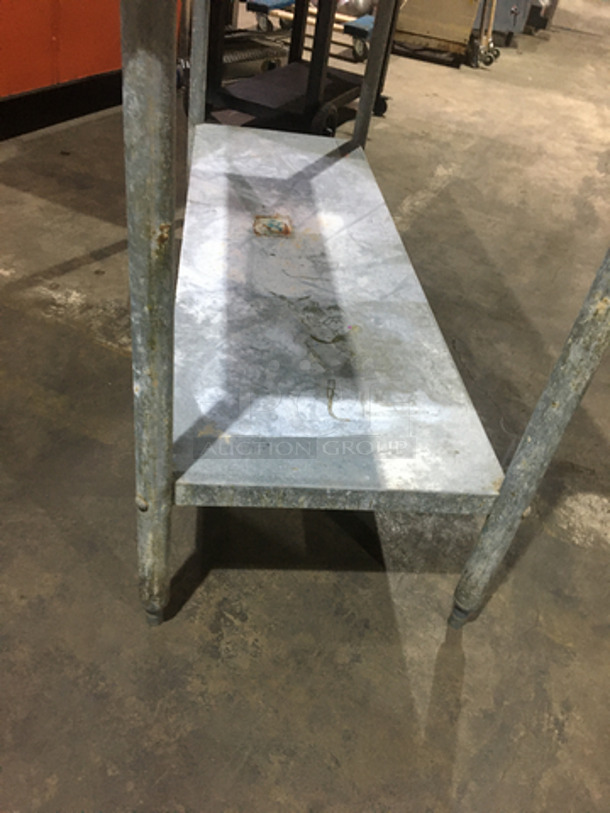 All Stainless Steel Work/Prep Table! With Underneath Storage Space! On Legs! - Image 5 of 7