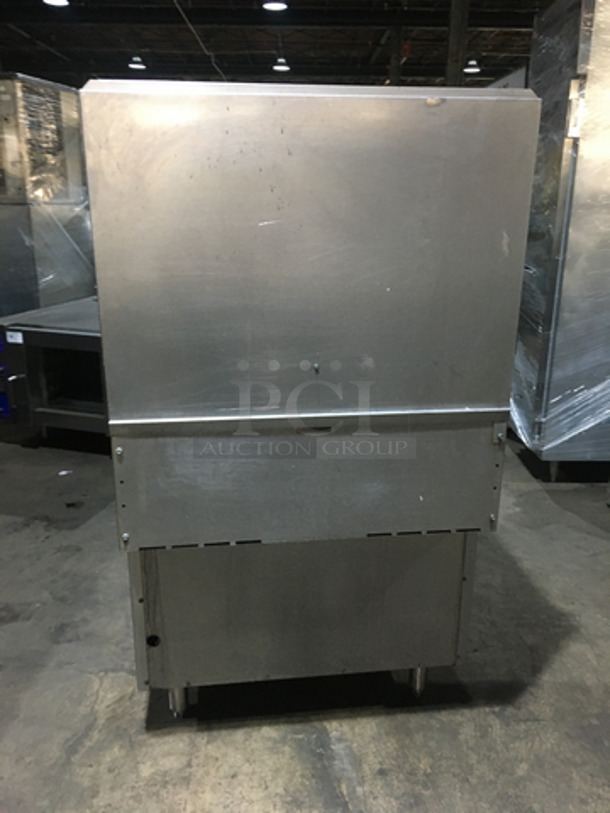 Sweet! Vulcan Natural Gas Powered Heavy Duty Commercial 6 Burner Stove With Full Size Oven Underneath! With Raised Back Splash & Salamander Shelf! On Legs! - Image 3 of 11