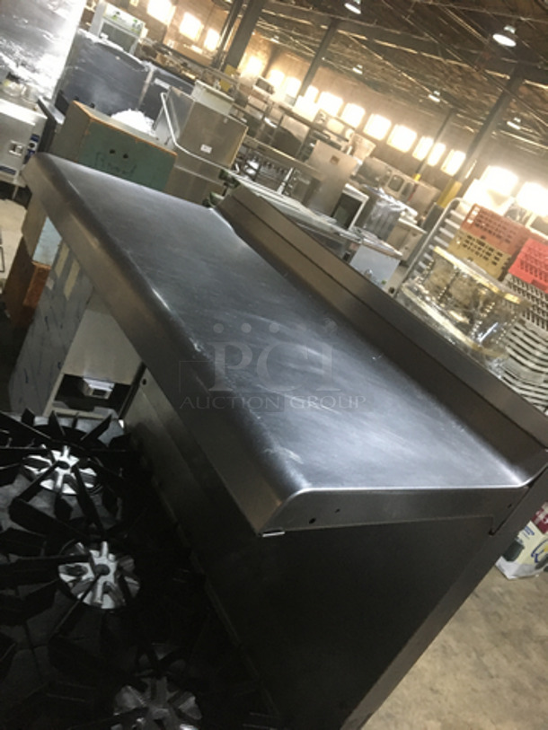 Sweet! Vulcan Natural Gas Powered Heavy Duty Commercial 6 Burner Stove With Full Size Oven Underneath! With Raised Back Splash & Salamander Shelf! On Legs! - Image 10 of 11