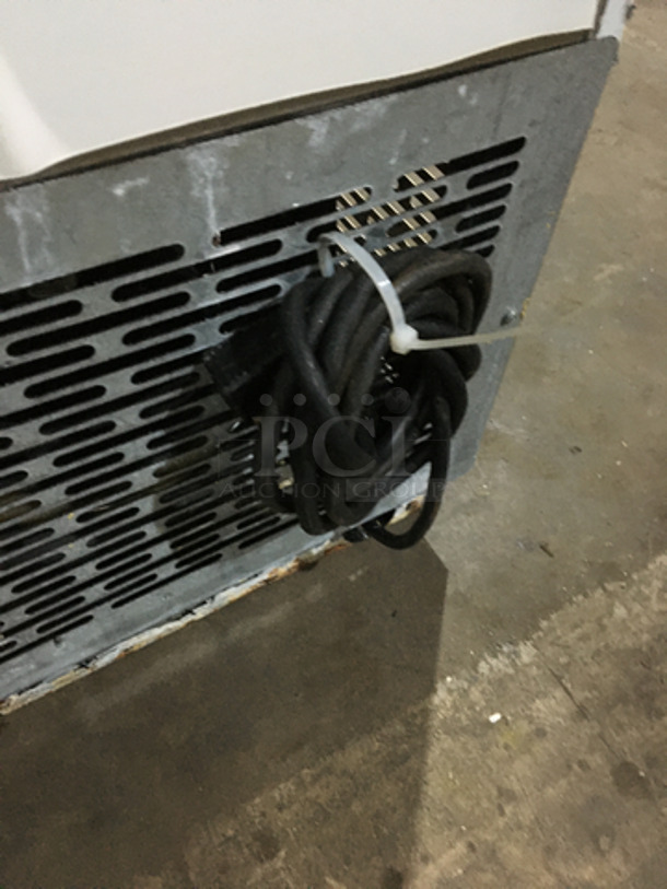 Nice! Krowne 2 Top Sliding Door Refrigerated Beer Cooler! All Stainless Steel! Model BC48SS Serial 0002! 115V 1 Phase! - Image 8 of 8