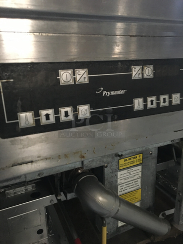 Frymaster Commercial Electric Powered Dual Bay Deep Fat Fryer! With Backsplash! All Stainless Steel! Model FPH21721SC Serial 0702VH0004! 480V 3Phase! On Casters! - Image 8 of 10