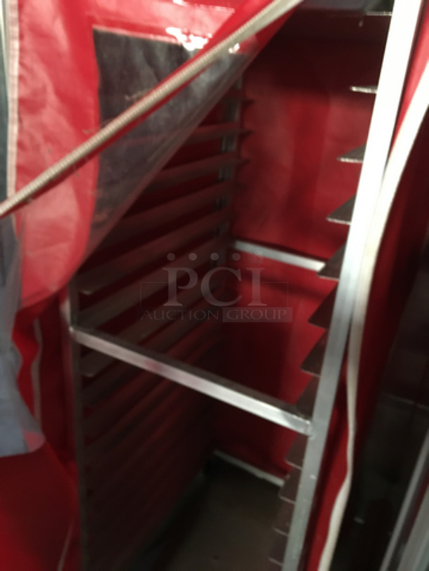 Master Bilt Endura Commercial Single Door Roll In Rack Dough Retarder/Proofer Cooler! With Transport Rack! All Stainless Steel! Model MWR331SSS Serial 17090087! 115V 1Phase! - Image 5 of 9