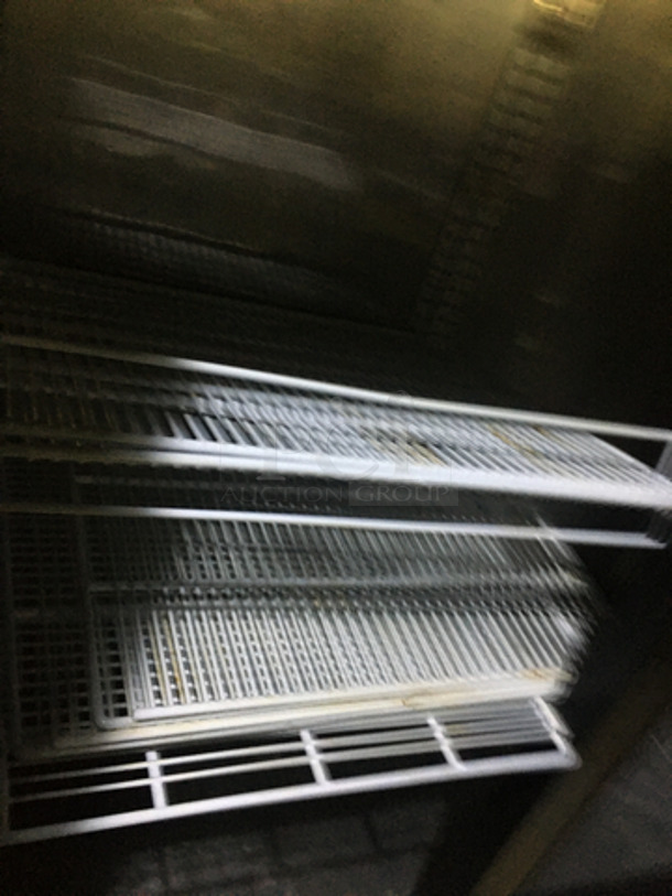 GORGEOUS! Late Model!  Turbo Air Commercial 2 Door Reach In Cooler! With Poly Coated Racks! All Stainless Steel! TSR49 Serial 001485035! 115V! On Casters! Tested & Working! - Image 6 of 10