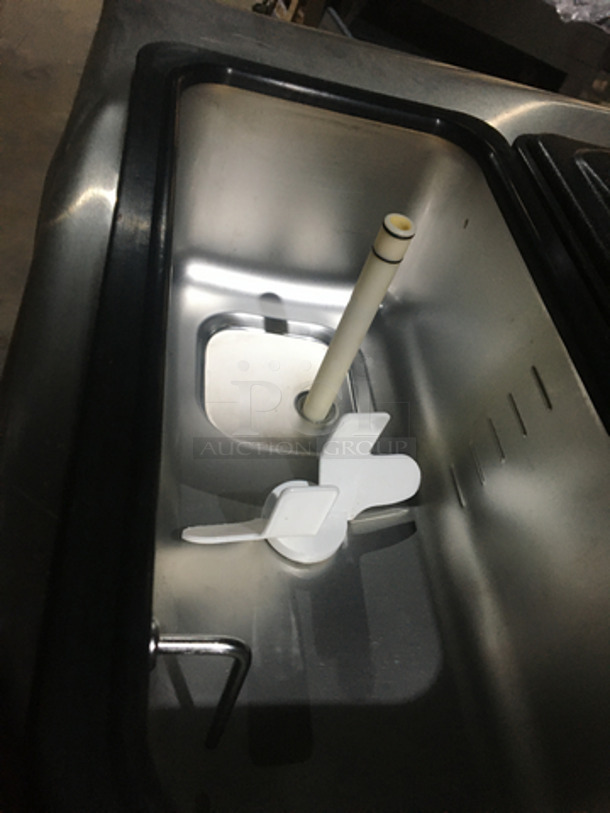 Donper Commercial 3 Flavor Soft Serve Ice Cream Machine! All Stainless Steel! Model D700! 115V 1Phase! On Casters! - Image 5 of 9