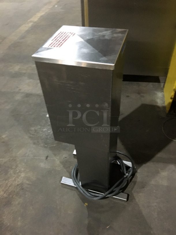 Sure Shot Commercial Electric Powered Countertop Sugar Dispenser! All Stainless Steel! Model AC6.E Serial 4507017678! 110V 1Phase! - Image 2 of 8