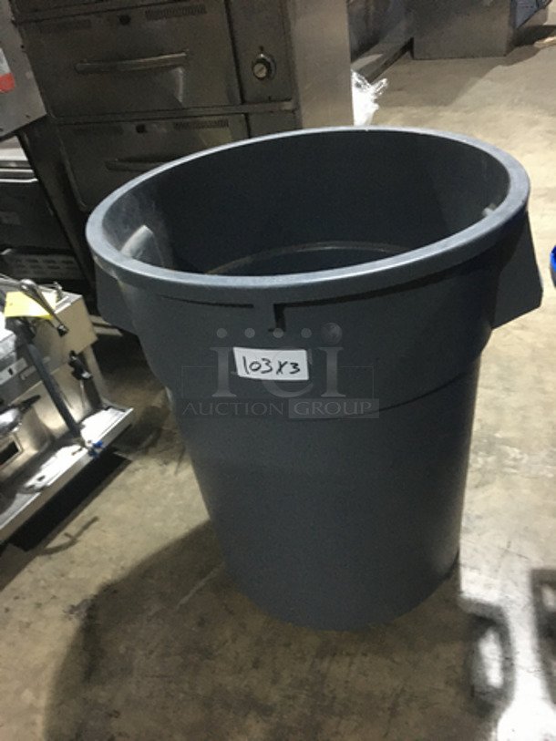 Large Round Garbage Bins! 3 X Your Bid! - Image 2 of 7