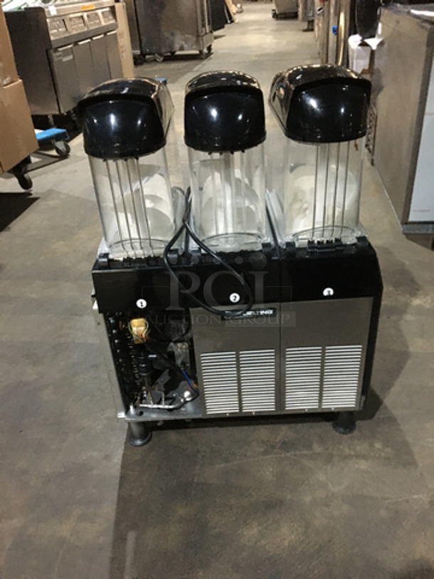 NICE! Stoelting Commercial Countertop 3 Hopper Frozen Beverage Dispenser! All Stainless Steel Body! - Image 3 of 8