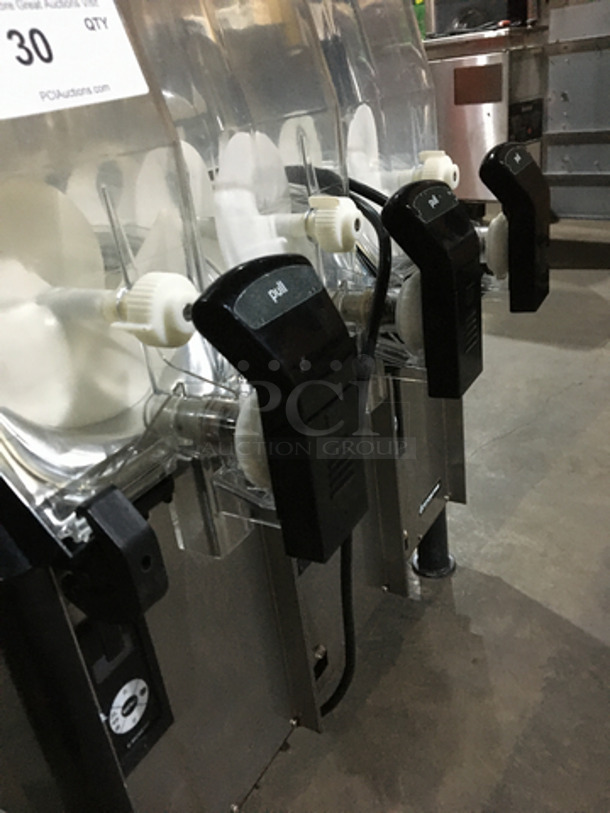 NICE! Stoelting Commercial Countertop 3 Hopper Frozen Beverage Dispenser! All Stainless Steel Body! - Image 6 of 8