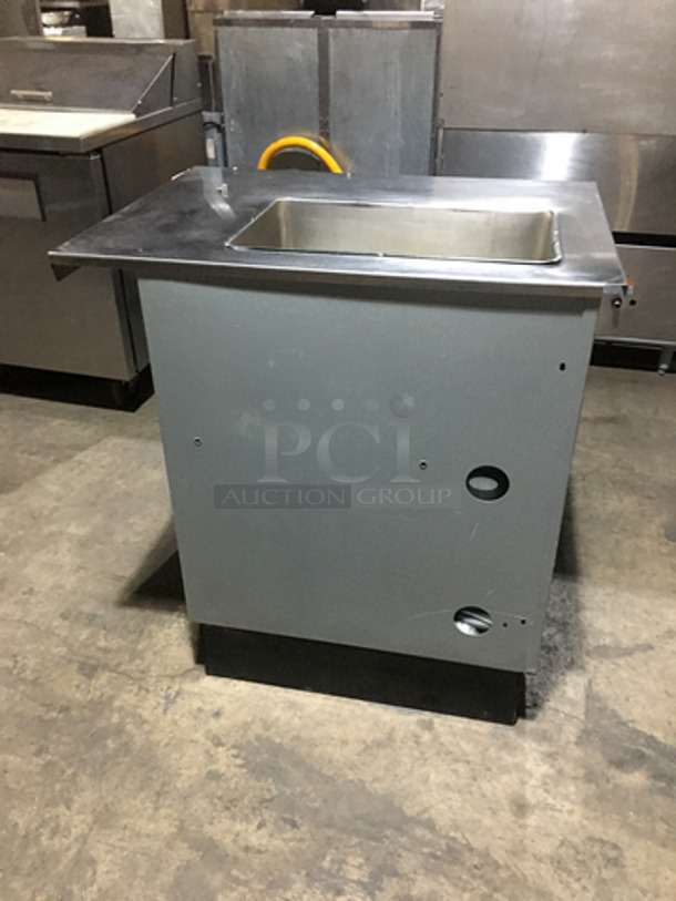 Duke Commercial Single Well Steam Table! With Underneath Storage Space! All Stainless Steel! Model SUBFC206LT Serial 01023255! 120V 1Phase! - Image 2 of 8