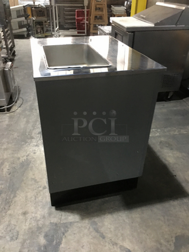 Duke Commercial Single Well Steam Table! With Underneath Storage Space! All Stainless Steel! Model SUBFC206LT Serial 01023255! 120V 1Phase! - Image 3 of 8