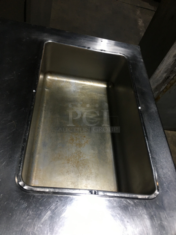 Duke Commercial Single Well Steam Table! With Underneath Storage Space! All Stainless Steel! Model SUBFC206LT Serial 01023255! 120V 1Phase! - Image 5 of 8