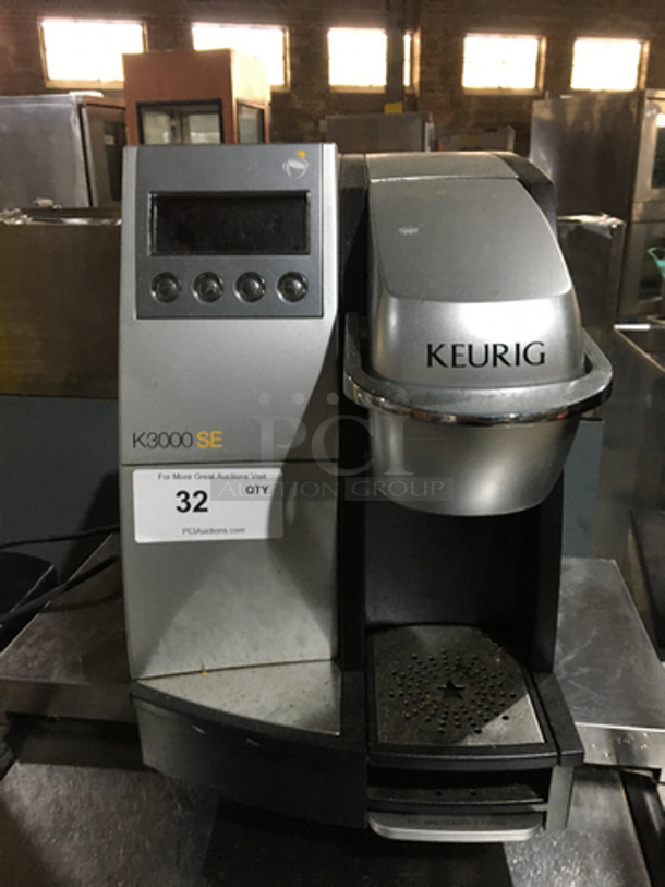 Keurig Countertop Coffee Brewing Machine! Model K3000SE!