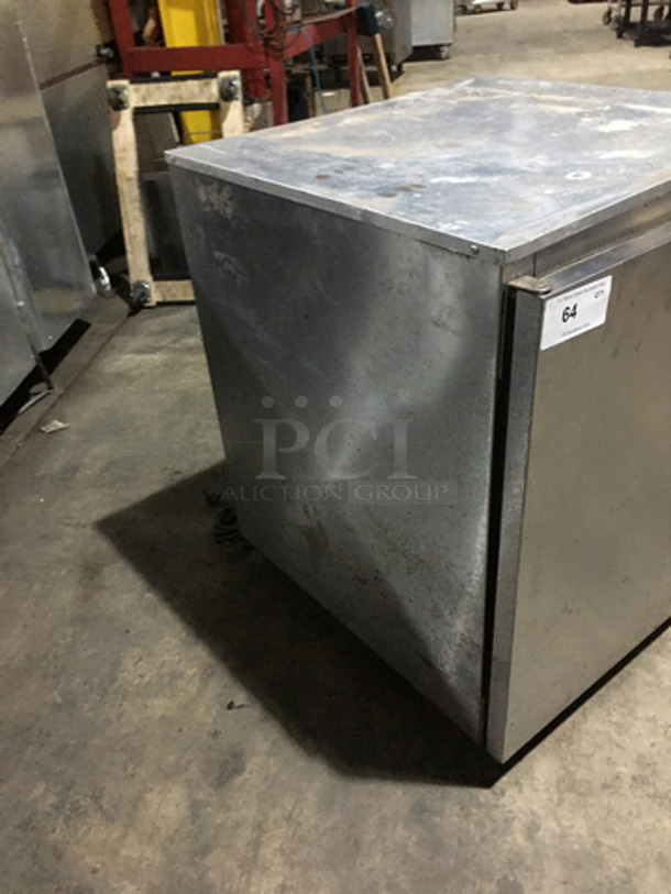 Delfield Commercial Single Door Refrigerated Lowboy! With Poly Coated Racks! All Stainless Steel! Model 406CADHLDD1 Serial 0503036101572T! 115V!  - Image 2 of 7