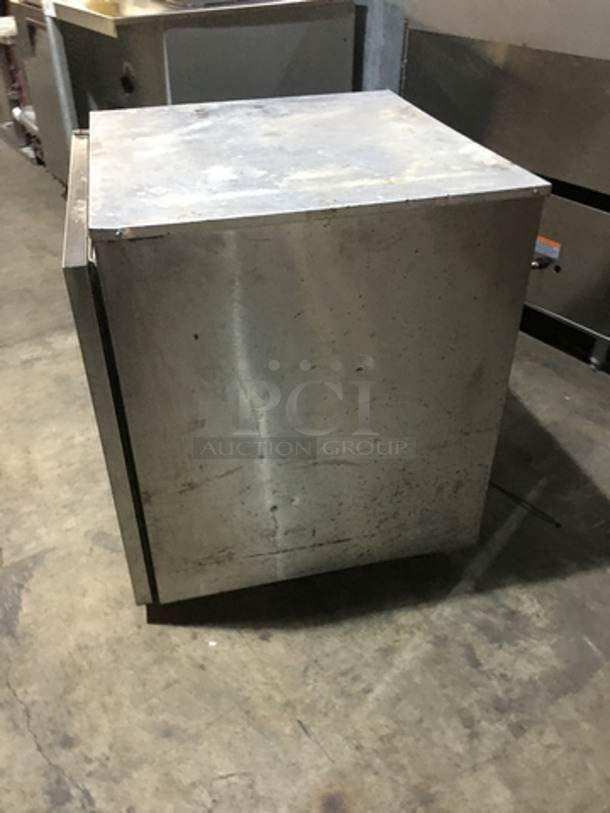 Delfield Commercial Single Door Refrigerated Lowboy! With Poly Coated Racks! All Stainless Steel! Model 406CADHLDD1 Serial 0503036101572T! 115V!  - Image 3 of 7