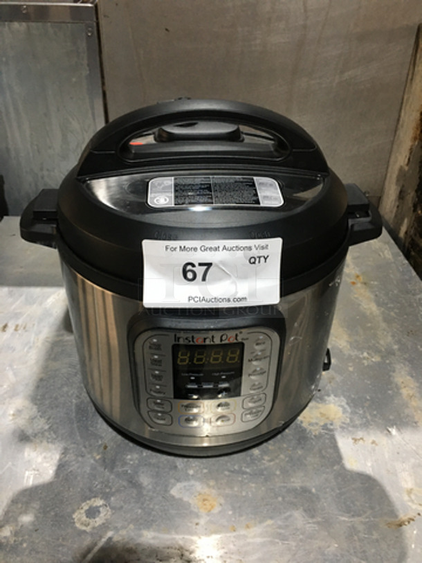 Instant Pot Countertop Electric Pressure Cooker! All Stainless Steel! Model DUO60V4! 120V!