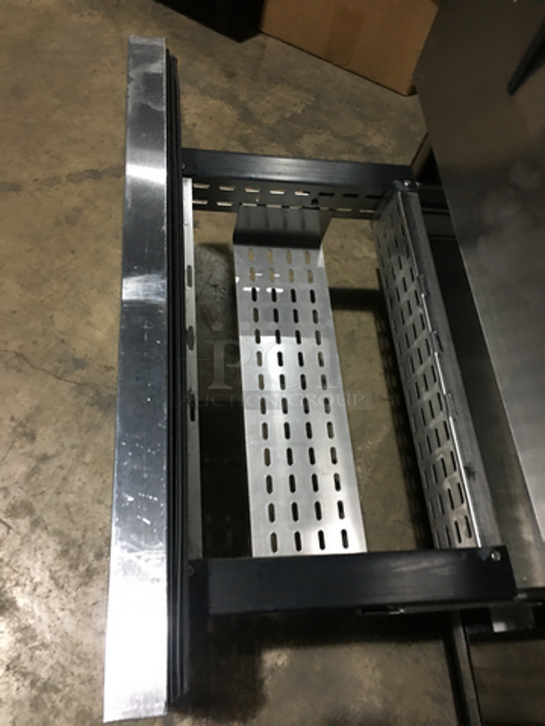 True Stainless Steel Refrigerated Sandwich Prep Table! With Underneath Storage Space! With 2 Drawers! With Poly Coated Rack! With Commercial Cutting Board! Model TSSU6016D2 Serial 8411708! 115V 1Phase! On Casters! - Image 8 of 12