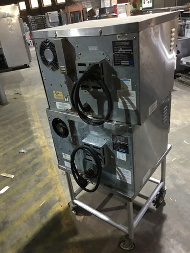 Turbo Chef Commercial Double Deck Rapid Cook Oven! One 2007! On Equipment Stand! All Stainless Steel! Model NGC Serial NGCD627540! 208/230/240V! On Casters! 2 X Your Bid! - Image 4 of 10