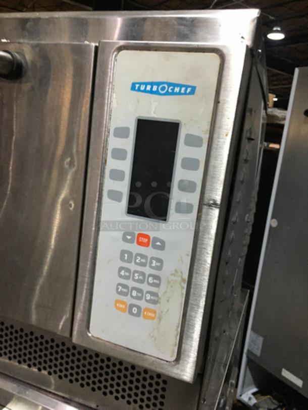 Turbo Chef Commercial Double Deck Rapid Cook Oven! One 2007! On Equipment Stand! All Stainless Steel! Model NGC Serial NGCD627540! 208/230/240V! On Casters! 2 X Your Bid! - Image 7 of 10