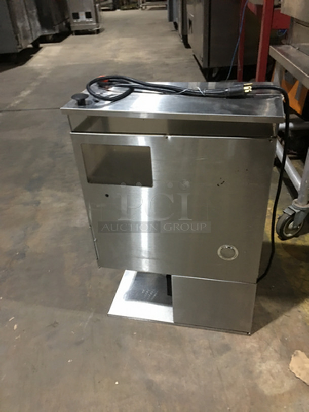 Bunn Commercial Countertop Coffee Bean Grinder! All Stainless Steel! Model G92TDBC Serial G9000599! 120V 1Phase! - Image 4 of 9