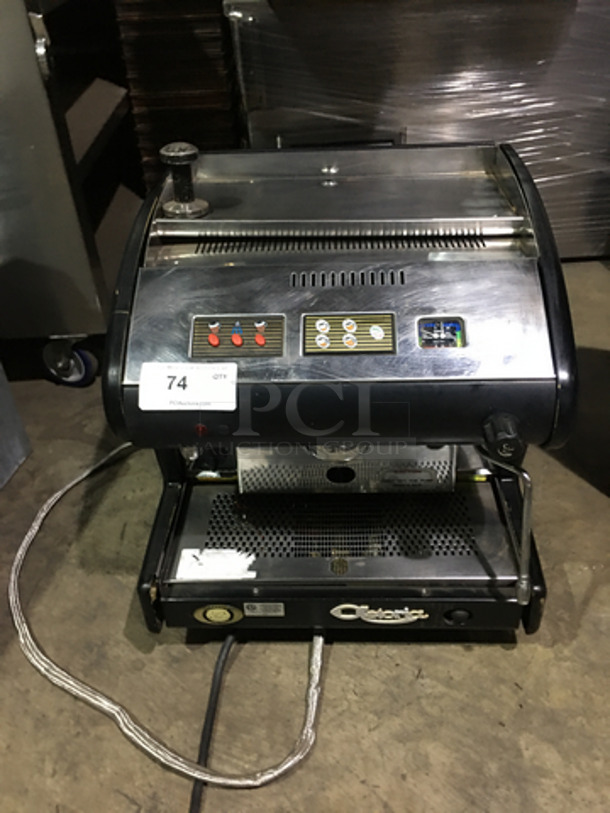 Astoria Commercial Countertop Espresso Machine! With Steam Wand & Drip Tray! Model SAE1N! 120V!

