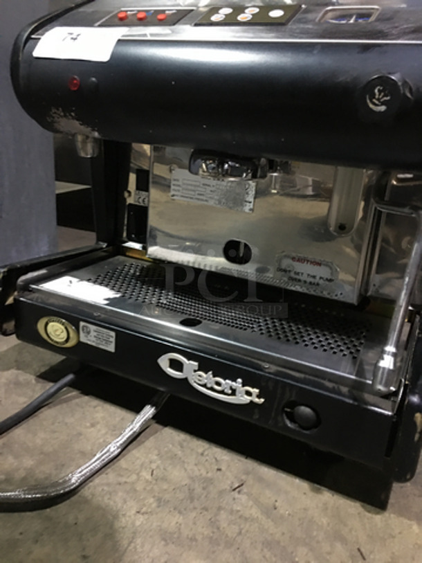 Astoria Commercial Countertop Espresso Machine! With Steam Wand & Drip Tray! Model SAE1N! 120V!
 - Image 6 of 10