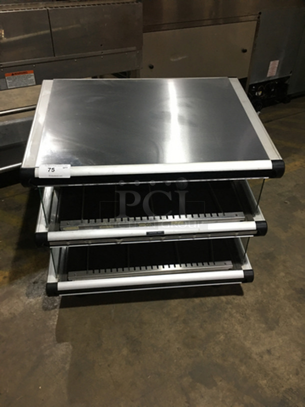 GREAT! Hatco Commercial Countertop 2 Tier Food Warming Display Rack! Model GR2SDS30D Serial 3028891303! 120/208Y/240V 1Phase!