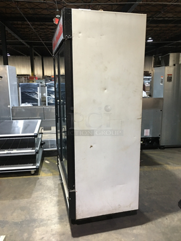 True Commercial 2 Door Reach In Freezer Merchandiser! With Poly Coated Racks! Model GDM49F Serial 12725332! 115/208/230V 1Phase! - Image 2 of 8