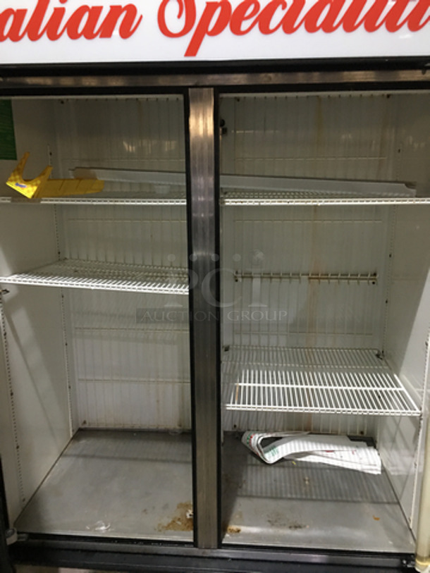 True Commercial 2 Door Reach In Freezer Merchandiser! With Poly Coated Racks! Model GDM49F Serial 12725332! 115/208/230V 1Phase! - Image 5 of 8