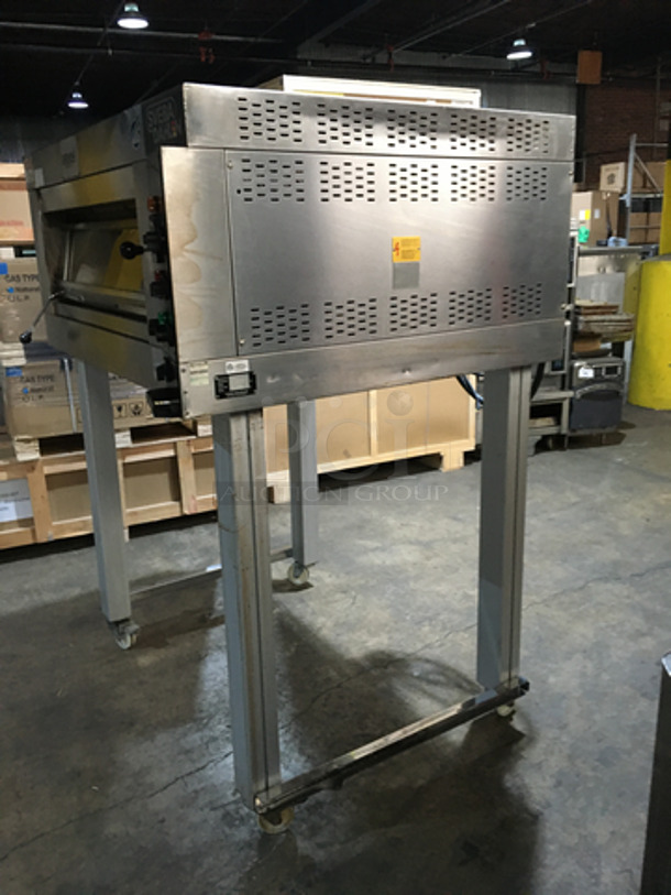 Amazing! Sveba Dahlin 2 Pan Electric Powered Baking Oven! With Baking Stones! With Steam Line! Gemini Edition! Model DC12DD Serial M2013341! 208/230/115V! On Legs With Casters! Working When Removed! - Image 2 of 10