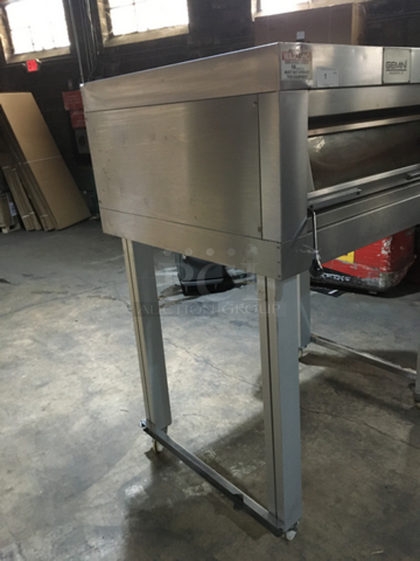 Amazing! Sveba Dahlin 2 Pan Electric Powered Baking Oven! With Baking Stones! With Steam Line! Gemini Edition! Model DC12DD Serial M2013341! 208/230/115V! On Legs With Casters! Working When Removed! - Image 3 of 10