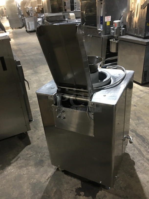 NICE! Round-O-Matic Commercial Floor Style Dough Rounder! All Stainless Steel! On Casters! - Image 3 of 8