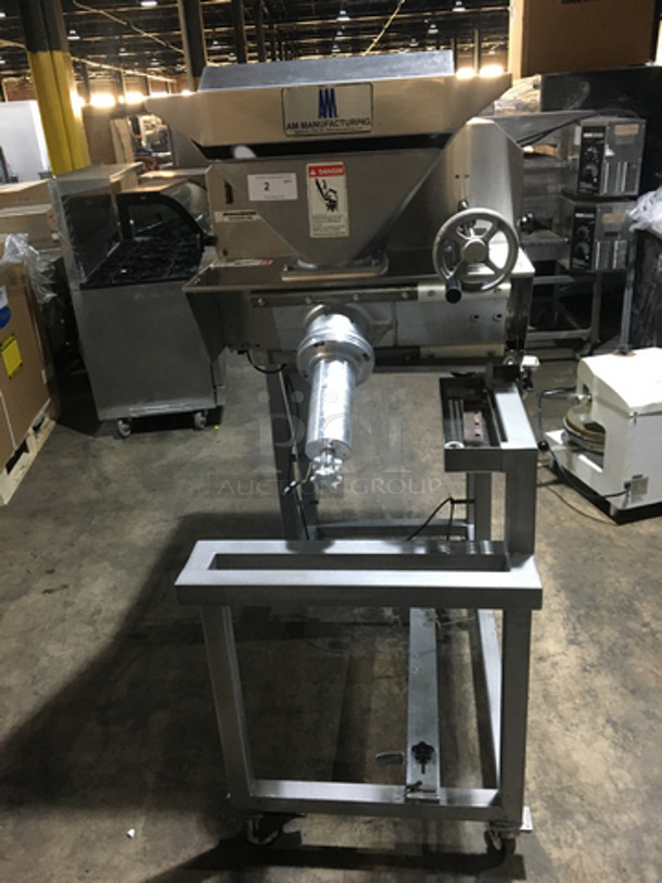 WOW! Scale-O-Matic Commercial Heavy Duty Floor Style Dough Divider! All Stainless Steel! Model S251! On Casters!  - Image 1 of 11