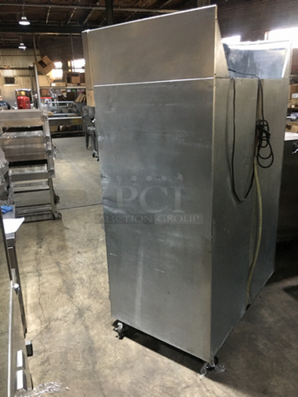 Continental Commercial 2 Door Reach In Refrigerator! All Stainless Steel! On Casters! - Image 3 of 9