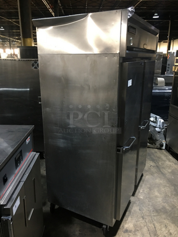 Continental Commercial 2 Door Reach In Refrigerator! All Stainless Steel! On Casters! - Image 4 of 9