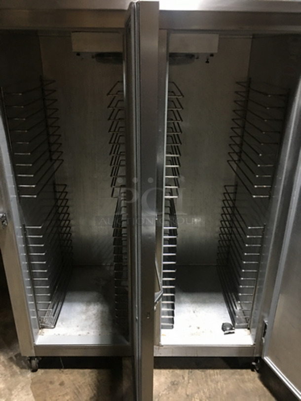 Continental Commercial 2 Door Reach In Refrigerator! All Stainless Steel! On Casters! - Image 5 of 9