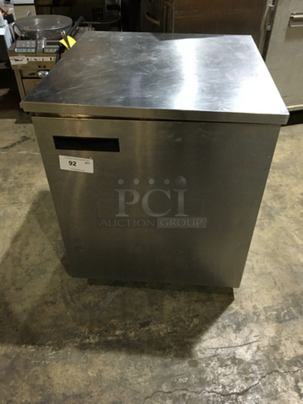 Delfield One Door Refrigerated Lowboy Worktop Cooler! All Stainless Steel! Model 406STAR Serial 0407036100476T! 115V 1 Phase!
