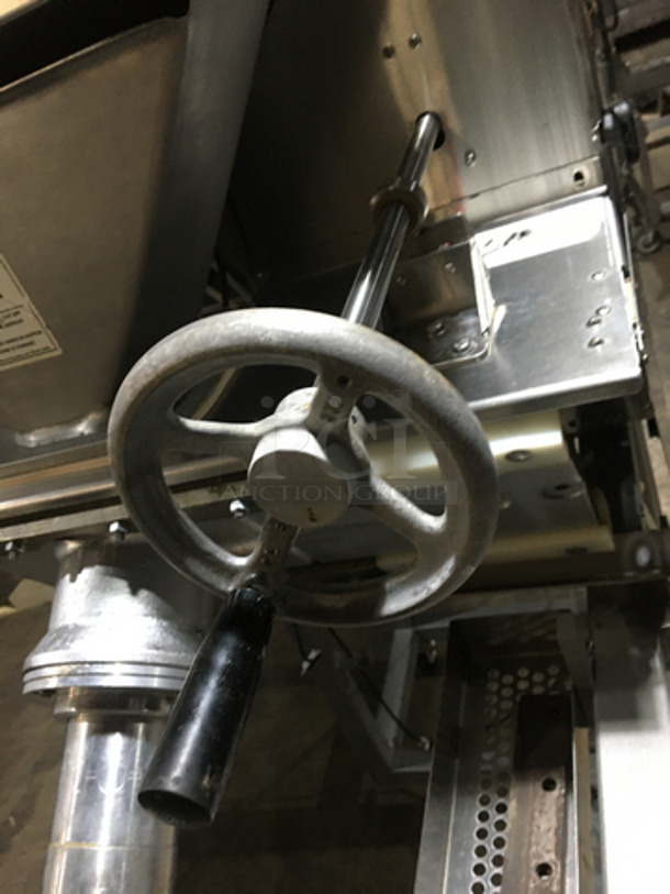 WOW! Scale-O-Matic Commercial Heavy Duty Floor Style Dough Divider! All Stainless Steel! Model S251! On Casters!  - Image 8 of 11