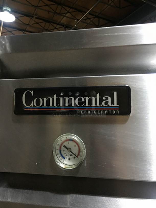 Continental Commercial 2 Door Reach In Refrigerator! All Stainless Steel! On Casters! - Image 7 of 9