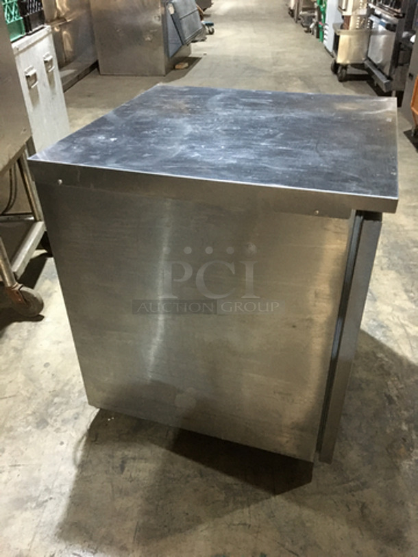 Delfield One Door Refrigerated Lowboy Worktop Cooler! All Stainless Steel! Model 406STAR Serial 0407036100476T! 115V 1 Phase!
 - Image 2 of 8