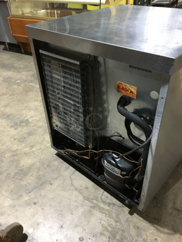 Delfield One Door Refrigerated Lowboy Worktop Cooler! All Stainless Steel! Model 406STAR Serial 0407036100476T! 115V 1 Phase!
 - Image 3 of 8