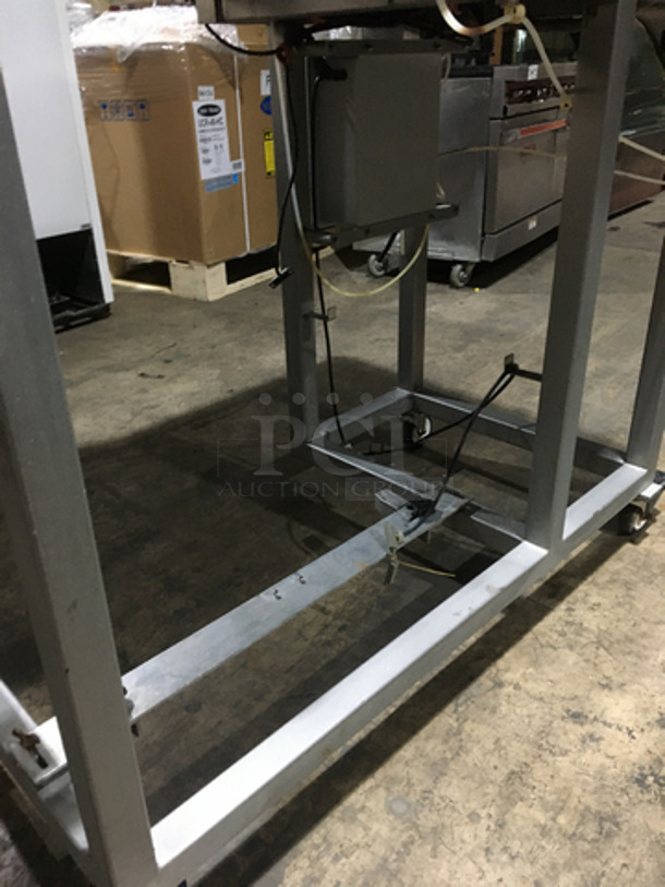 WOW! Scale-O-Matic Commercial Heavy Duty Floor Style Dough Divider! All Stainless Steel! Model S251! On Casters!  - Image 10 of 11