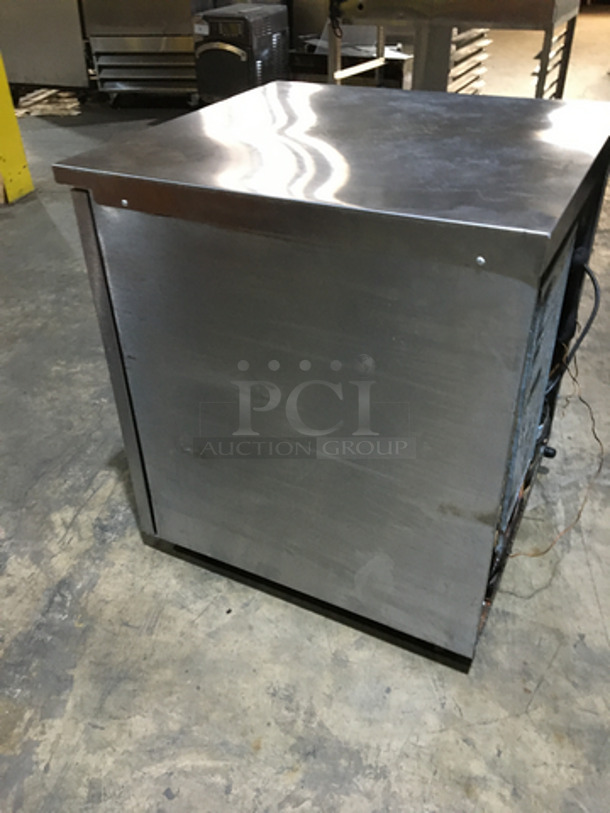 Delfield One Door Refrigerated Lowboy Worktop Cooler! All Stainless Steel! Model 406STAR Serial 0407036100476T! 115V 1 Phase!
 - Image 4 of 8