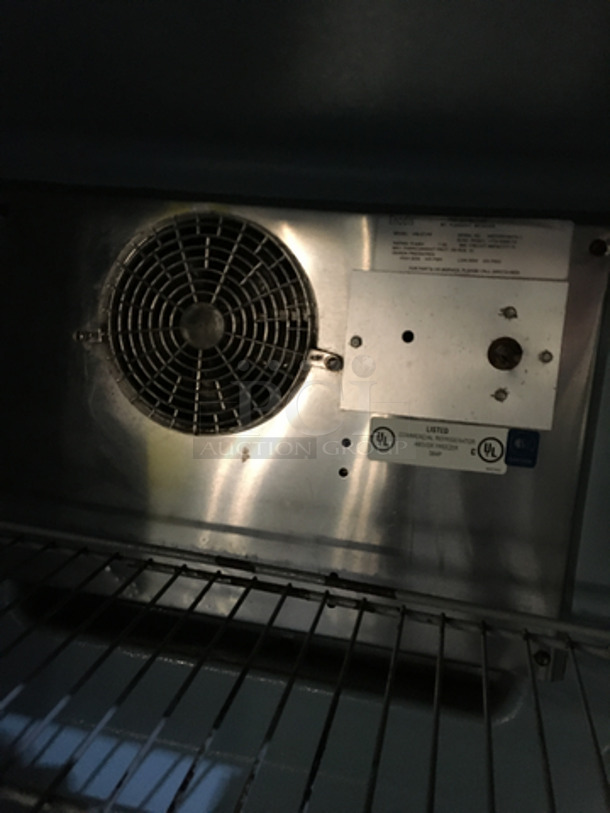 Delfield One Door Refrigerated Lowboy Worktop Cooler! All Stainless Steel! Model 406STAR Serial 0407036100476T! 115V 1 Phase!
 - Image 6 of 8