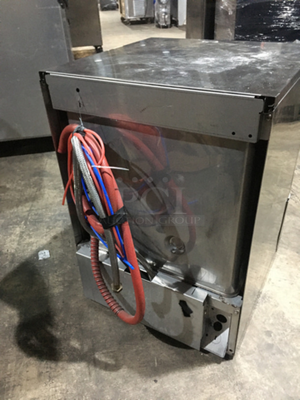 FAB! New Body Style! Hobart Commercial Under The Counter Dishwasher! With Dish Rack! All Stainless Steel! Model LXEH Serial 231155239! 120/208/240V 1Phase! - Image 3 of 9