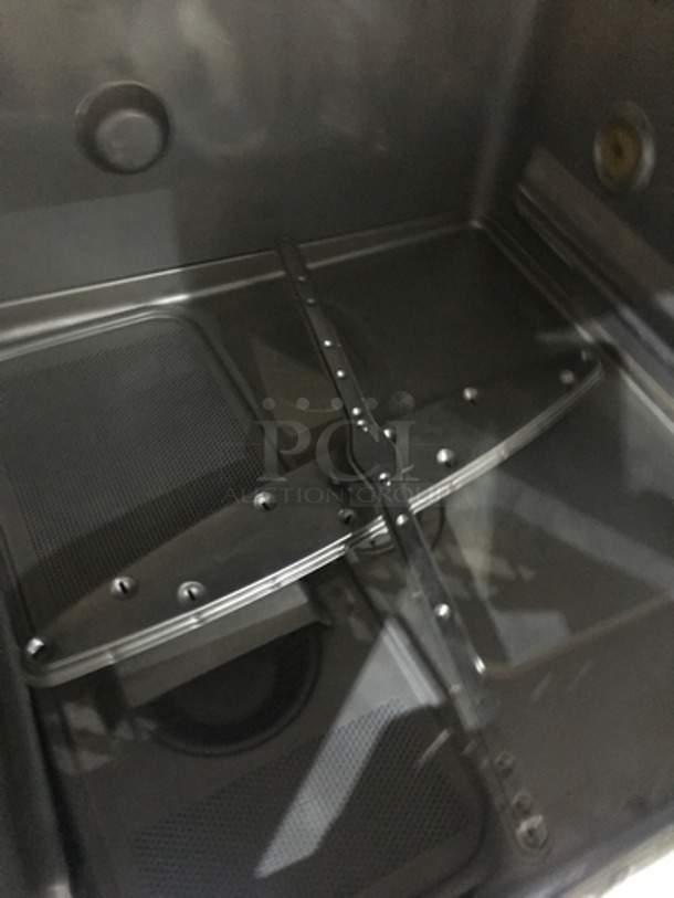 FAB! New Body Style! Hobart Commercial Under The Counter Dishwasher! With Dish Rack! All Stainless Steel! Model LXEH Serial 231155239! 120/208/240V 1Phase! - Image 6 of 9